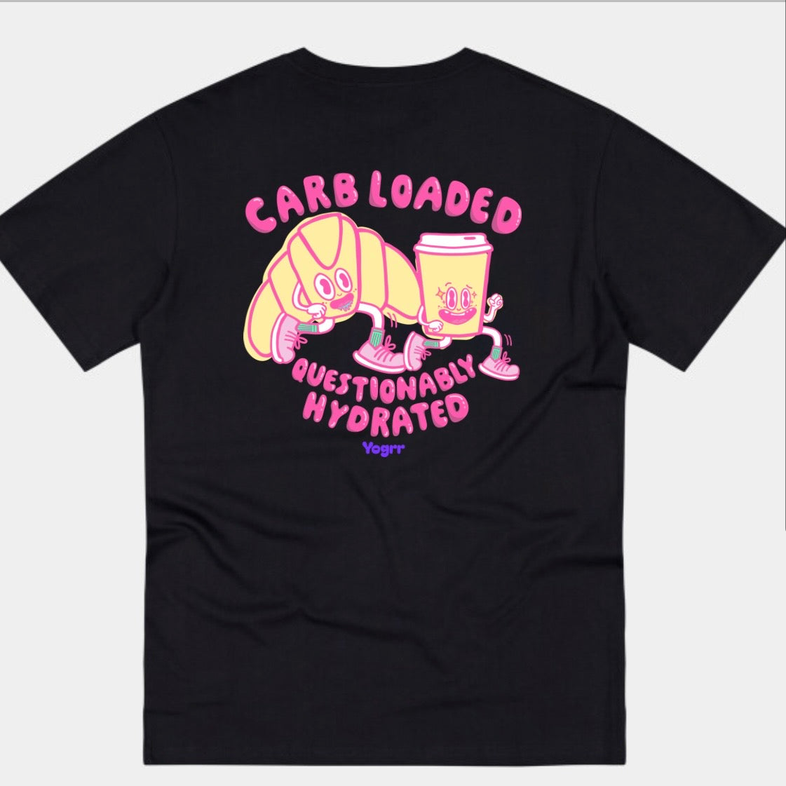 Carb loaded and questionably hydrated tee - unisex/mens fit
