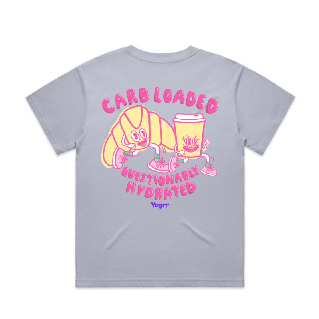 Carb loaded and questionably hydrated tee - women’s fit