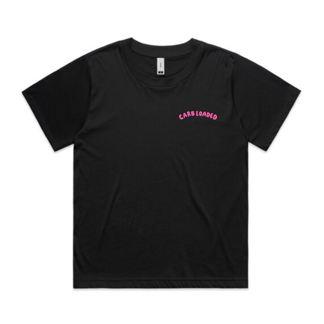 Carb loaded and questionably hydrated tee - women’s fit
